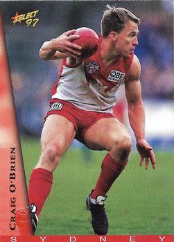 1997 Select AFL Ultimate Series #16 Craig O'Brien Front